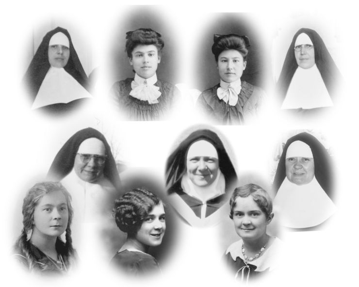 Sisters Lavoie and Godbout, teachers